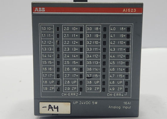 ABB AI523 1SAP250300R0001 AI523: S500 Analog input module 16 AI: U, I, RTD, DI. 13Bit incl. sign 1-wire