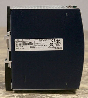 ABB SD833 3BSC610066R1 Power Supply Input AC100-120/200-240 V Auto-select Input Output DC 24 V 10A