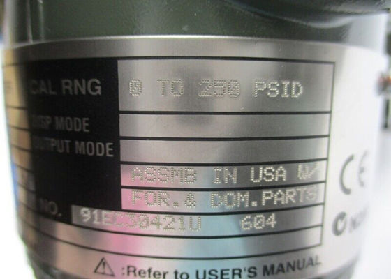 YOKOGAWA EJA110A-DUS4B-92EA/FF1/K2/D1 10.5-42VDC 2300PSI NSNP Pressure Transmitter