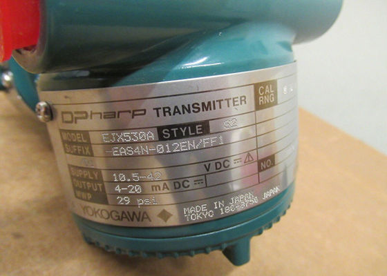 YOKOGAWA PRESSURE TRANSMITTER EJX530A-EAS4N-012EN/FFI 10.5-42VDC 29 PSI STYLE S2