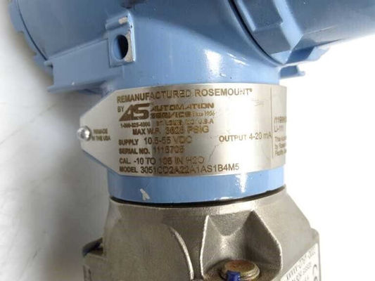 ROSEMOUNT 3051CD2A22A1AS1B4M5 PRESSURE TRANSMITTER 10.5-55 VDC