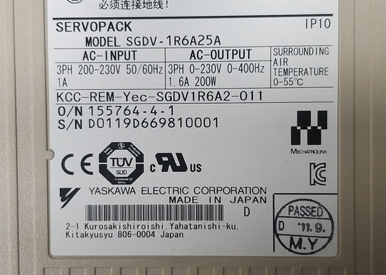 Yaskawa SGDV-1R6A25A 200v AC Servo Drives Brand New Original Box