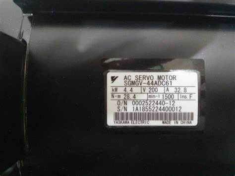 Yaskawa SGMGV-44ADC61 AC Servo Motor Industry Brand New In Box