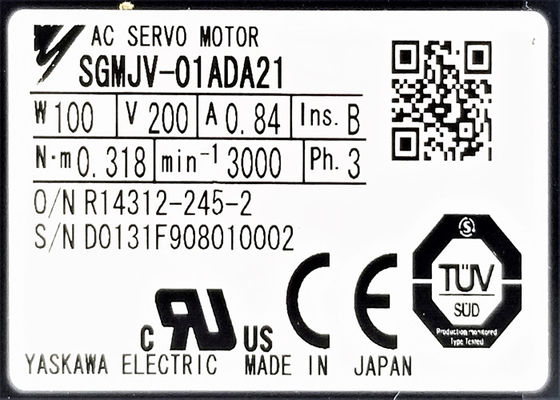 Brand New SGMJV-01ADA21 Yaskawa Insustry Servo Motor Original