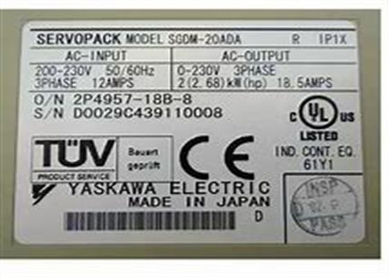 SGDM-20ADA Yaskawa Servo Drives Industry Brand New In Original