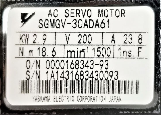 Yaskawa SGMGV-30ADA61 AC Servo Motor Brand New In Original Box