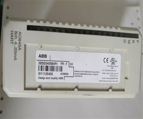 ABB 3BSE045584R1 AO845A Analog Output Redundant Or Single Redundant Power Supply Module
