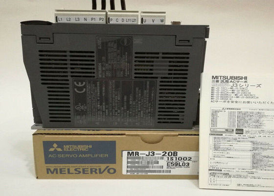 Mitsubishi Melservo MR-J3-20B Industrial AC Servo Drive 200W Output 170V 1.5A Input 200-230V