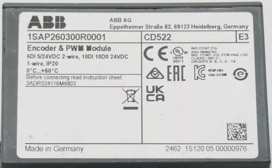 ABB CD522  1SAP260300R0001 Function module  2 encoder inputs Sweden