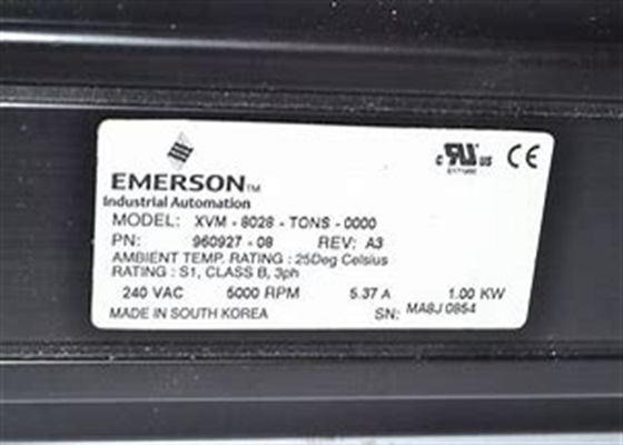 Emerson XVM-8028-TONS-0000 1KW Servo Motor Brand New Original