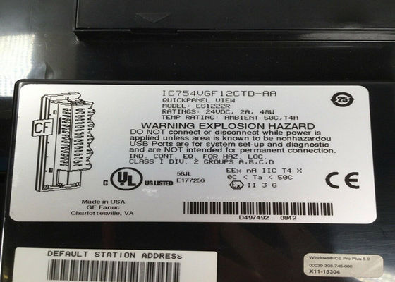 GE  IC754VSI12CTD ES1222R IC754VGF12CTD  powered by a 12 or 24  VDC power cord