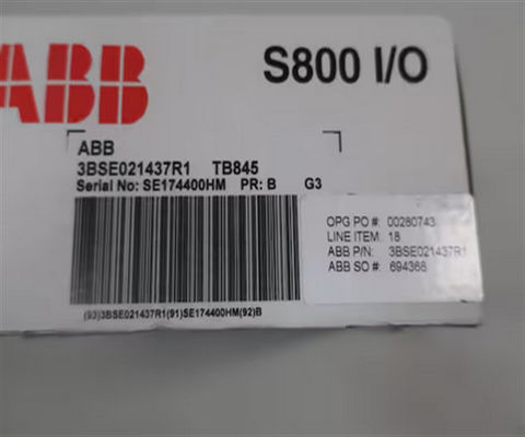 Abb 3BSE021437R1 TB845 S800 Dual Modulebus Outlet Module