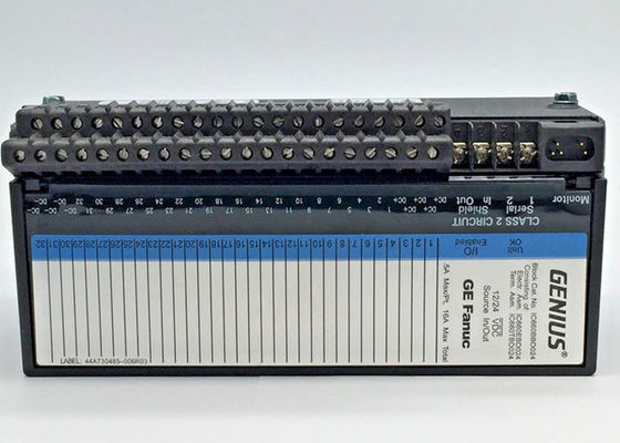The GE Fanuc IC660BBD024 is an intelligent high-density 32-point discrete sourcing Input / Output (I/O) block