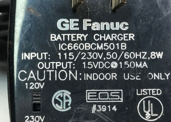 The IC660BCM501 is a handheld monitor battery charger from the GE Fanuc Genius I/O family