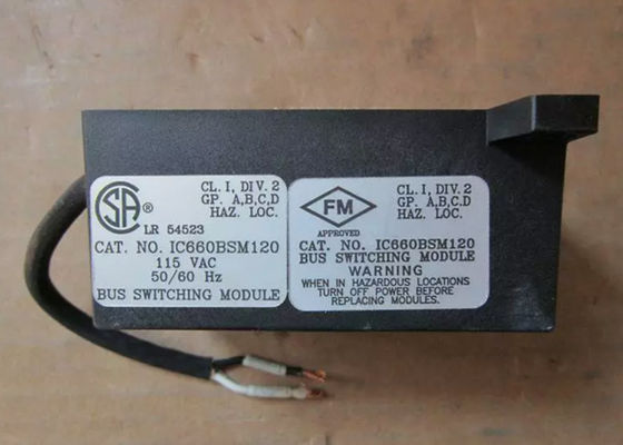 The IC660BSM120 is a Genius I/O system Bus Switching module used to link I/O devices