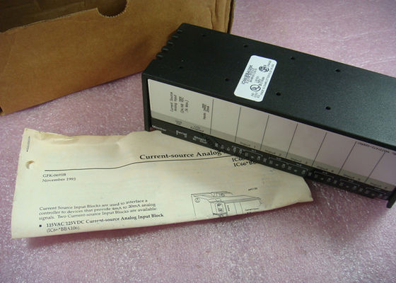 The IC660EBA026 input block is a current source input block with an electronics assembly