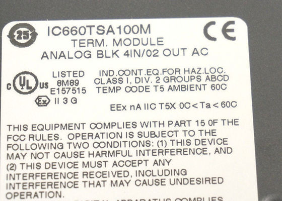 The GE Fanuc IC660TSA100 terminal assembly is the terminal assembly for an I/O block.