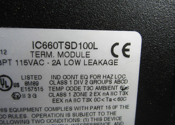 The GE Fanuc IC660TSD100 terminal assembly is manufactured by GE Fanuc,32 to 140 degrees Fahrenheit