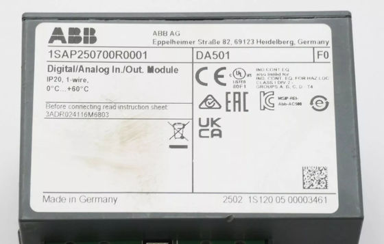 DA501 1SAP250700R0001 Digital I O Module ABB Brand New Original