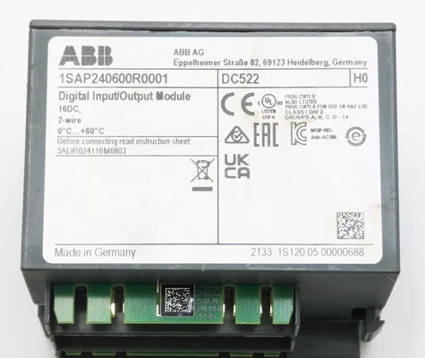 PLC 24V Digital I O Module DC522 1SAP240600R0001 ABB Brand New