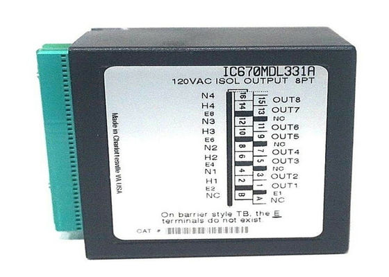 The IC670MDL331 is a Field Control I/O module that is manufactured by GE Fanuc
