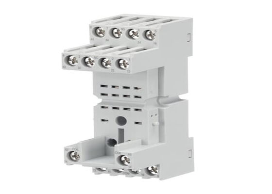ABB CR-M4SS Standard socket for 2c/o or 4c/o CR-M relay ,The CR-M4SS socket is from the CR-M (miniature) relay range