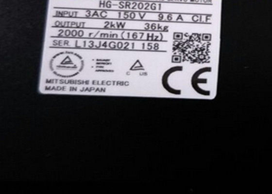 Mitsubishi HG-SR202BG1 IP44 200Vac Servo Motor for Industrial Automation