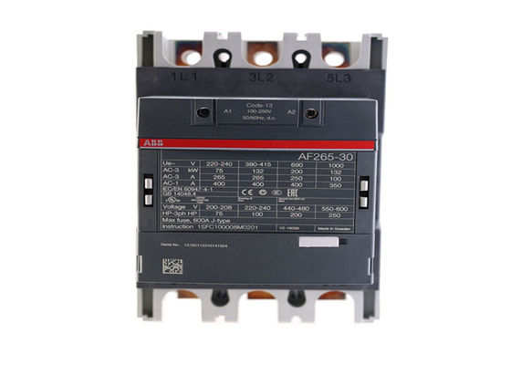 The AF265-30-11-13 Is A 3 Pole - 1000 V IEC Or 600 V UL Contactor With Pre-mounted Auxiliary Contacts
