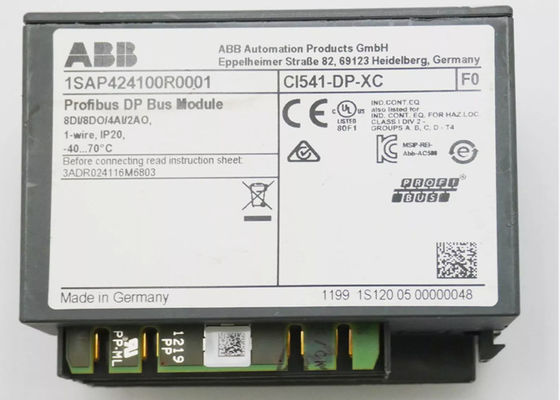 ABB CI541-DP  1SAP224100R0001Interface module. PROFIBUS slave. 4 AI: U, I, RTD.