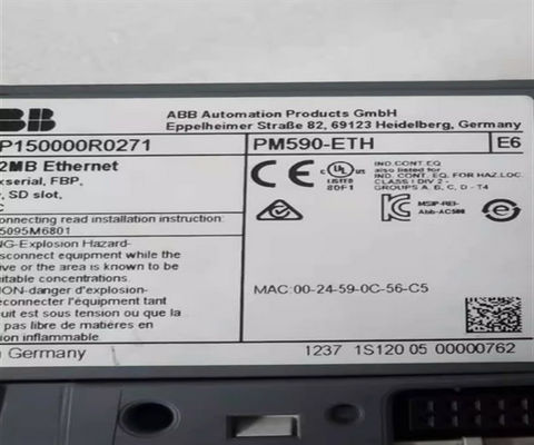 ABB PM590-ETH 1SAP150000R0271 Programmable Logic Controller