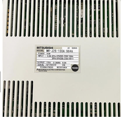 AC SERVO DRIVER MR-J2S-100A-S046 3 Phase MITSUBISHI Melservo Industrial Amplifier