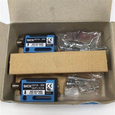 SICK WS/WE160-F440 680nm Visible Red Plastic Optics Sensor with 15mm