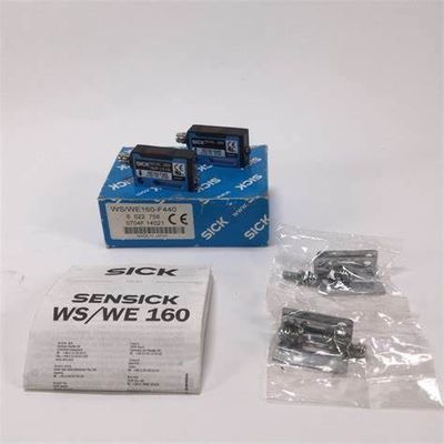 SICK WS/WE160-F440 680nm Visible Red Plastic Optics Sensor with 15mm
