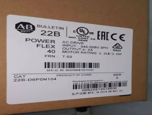 AB  Allen Bradley 22B-D6P0N104 AC Drive Adjustable Frequency