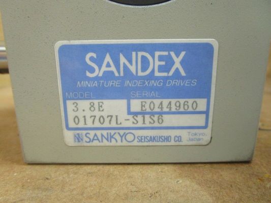 Sankyo 3.8E 01707L Superior Performance Sandex Miniature Indexing Drives