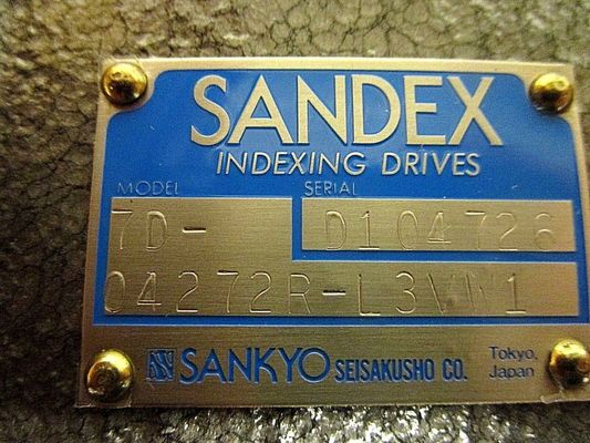 Sankyo 7D-04272R-L3VW1 - 45-Degree Oscillator Gearbox for Sandex 4.5e