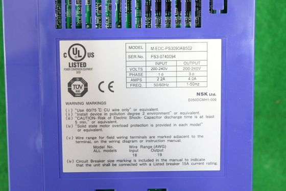 NSK M-EDC-PS3090AB502 MEDC Precision Servo Drive 450W 0-15A 0-30V DC Industrial