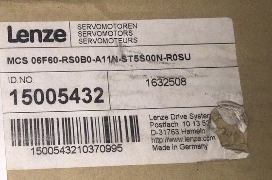 Lenze MCS 06F60-RS0B0-A11N-ST5S00N-R0SU Synchronous servo motor