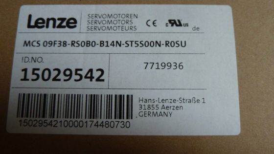 LENZE MCS 09F38-RS0B0-B14N-ST5S00N-ROSU Rated Current 2.5
