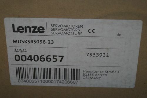 LENZE MDSKSR056-23 Industrial Servo Drives Rated voltage 220