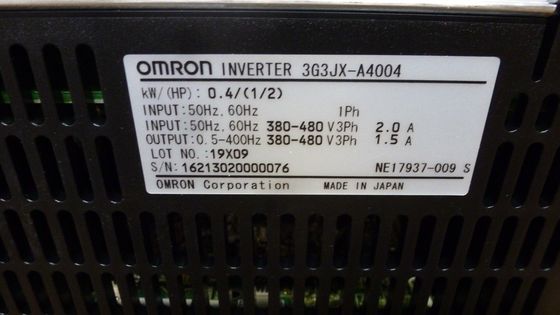 Omron  3G3JX-A4004 Servo Motor for Industrial Applications