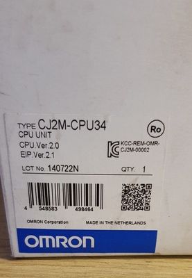 Omron CJ2M-CPU34 Current Rating 5A Programmable controller