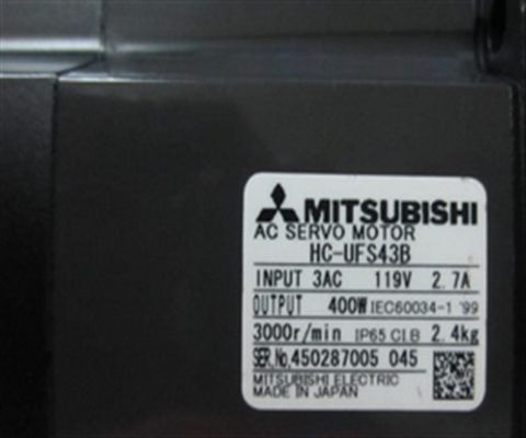 The HC-UF43 By Mitsubishi Servo Motor 200V AC Power Supply