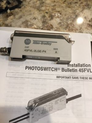 Compact DIN Rail Fiber Optic Sensor for Industrial Automation
