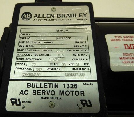 AB 1326AB-A2E-11-A4 AC Servomotors for Precision Control