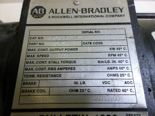 AB 1326AB-A2E-21 SERV MTR, 32-IN-LB, 3K-RPM, IEC METRIC Weight 25.90 lbs