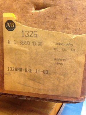 AB 1326AB-A3E-11-C3 Torque Plus Series, AC Servo Motors