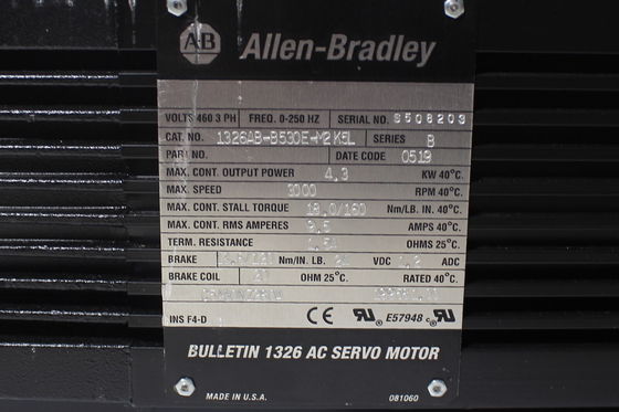 AB 1326AB-B530E-M2K5L B AC Servomotors for Precision Control
