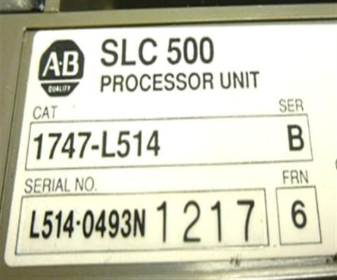 1747-L514  Processor Communication Interface Allen-Bradley Signal Range 4 - 20mA