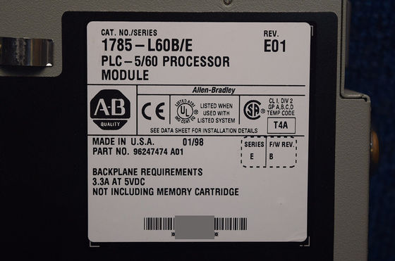 ALLEN-BRADLEY 1785-L60BE Enhanced PLC-5 Programmable Controllers